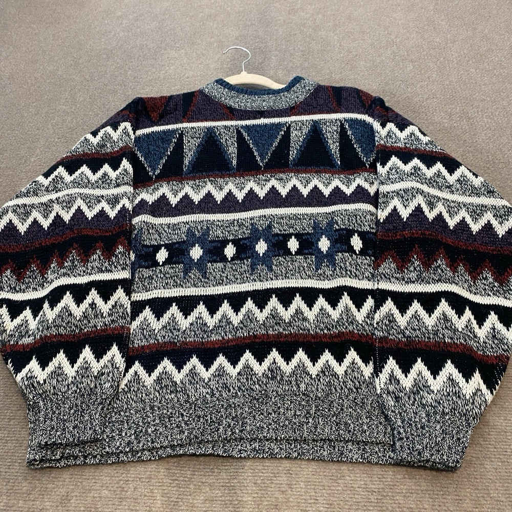 Vintage Sweater Mens Large Knit 90s Korea‎ Crewneck BIGGIE SMALLS Todays News
